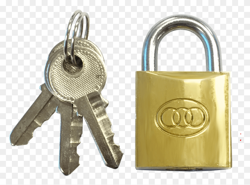 1063x765 Brass Tri Circle Padlocks Padlocks, Lock, Key, Sink Faucet HD PNG Download