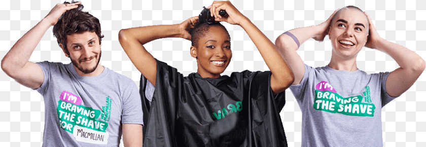 Brave Shave In Progress, Clothing, T-shirt, Adult, Person Transparent PNG