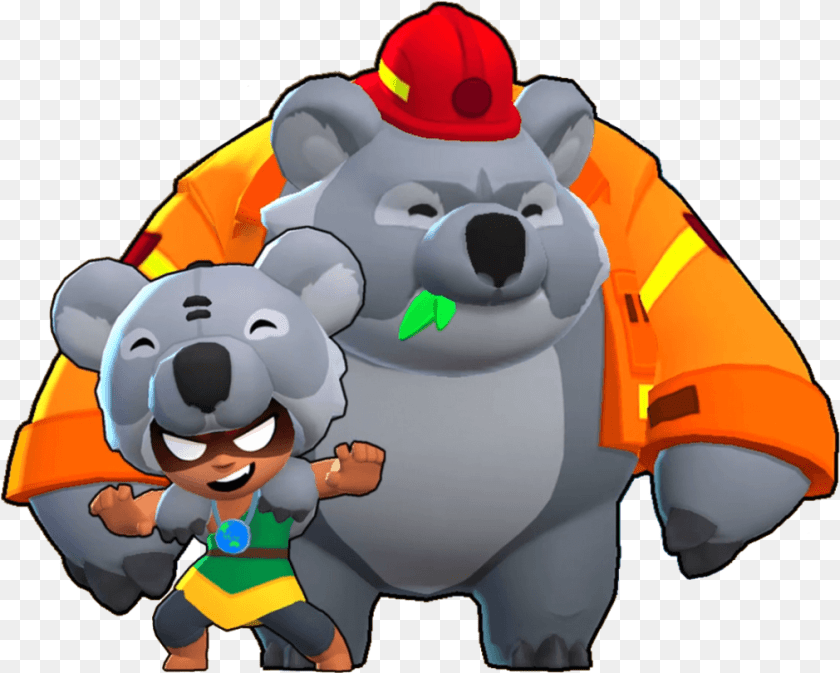 1011x810 Brawl Stars Mr P Brawler Hot New Skins And More Tcg Brawl Stars Skin Nita Koala, Toy, Face, Head, Person Clipart PNG