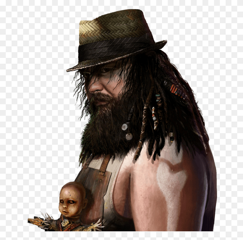 662x769 Bray Wyatt, Face, Person, Human HD PNG Download