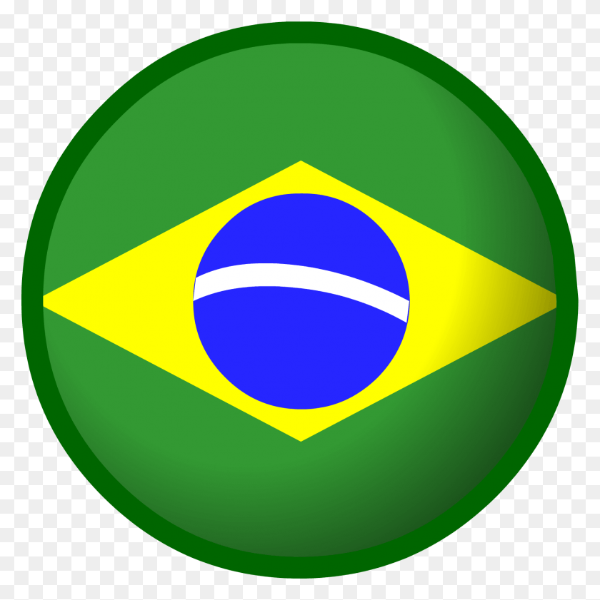 1669x1672 Флаг Бразилии Флаг Бразилии Круг, Логотип, Символ, Товарный Знак Hd Png Скачать