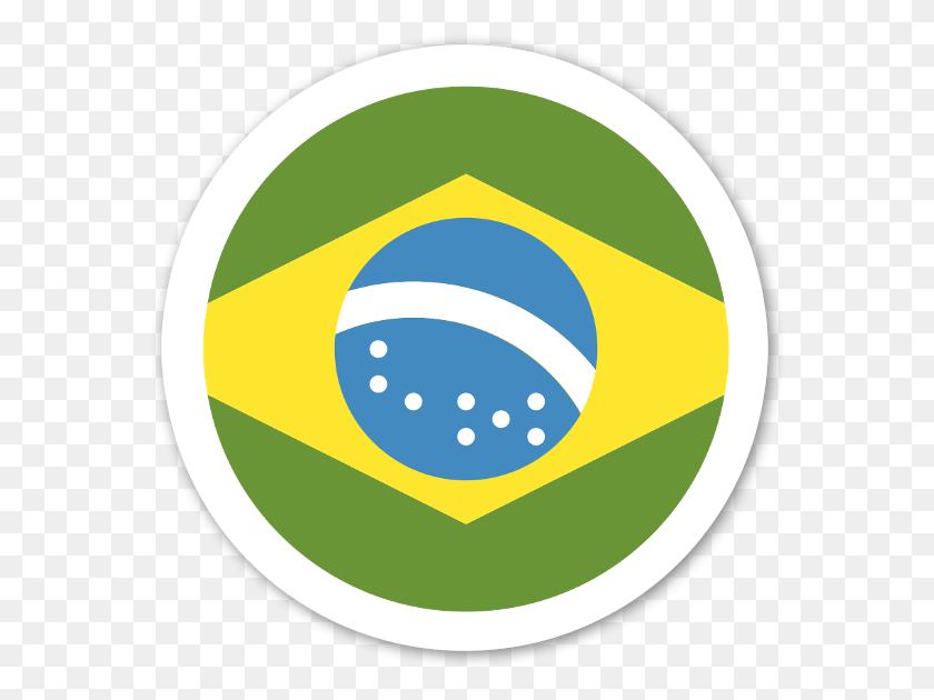 570x570 Descargar Png / Bandera De Brasil Png