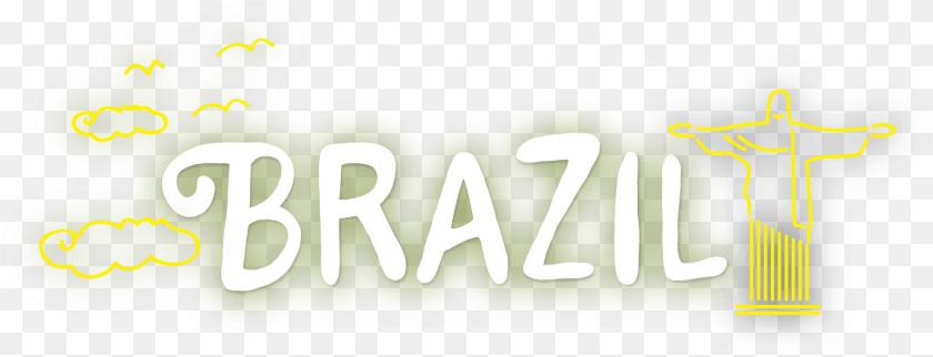 1519x583 Brazil Human Action, Cross, Symbol Sticker PNG