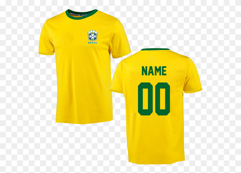 574x544 Brazil Jersey Sports Jersey, Clothing, Apparel, Shirt HD PNG Download