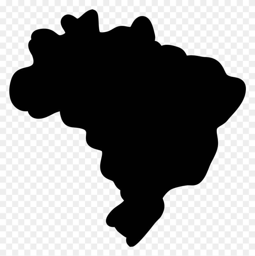 1398x1400 Brazil Map Brazil Map Icon, Gray, World Of Warcraft HD PNG Download