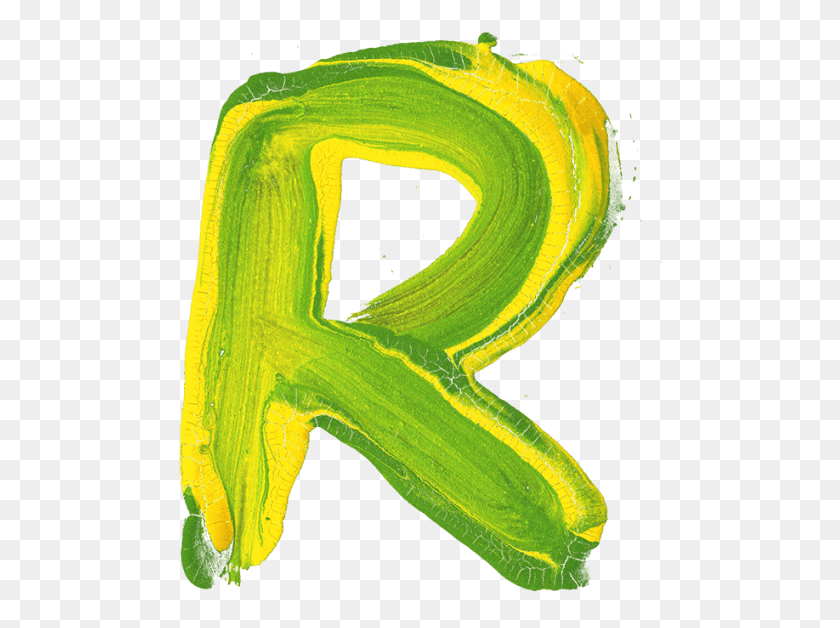 485x568 Шрифт Бразилия Краска Прозрачная Буква R, Растение, Текст, Алфавит Hd Png Скачать