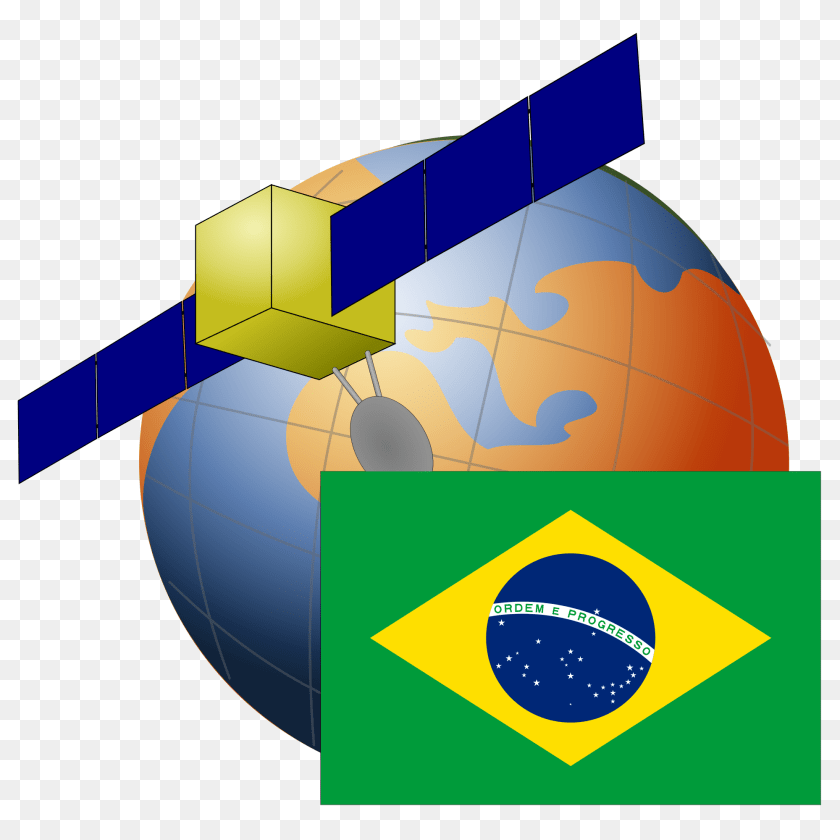 Brazil Satellite, Astronomy, Outer Space Sticker PNG