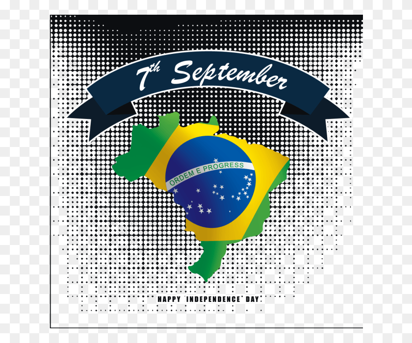 640x640 Brazil Vector Banner Globe, Text, Graphics HD PNG Download