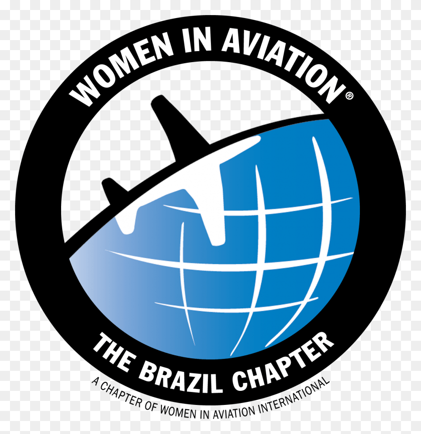 1417x1466 Логотип Бразильских Женщин В Авиации, Астрономия, Космическое Пространство, Космос Png Скачать