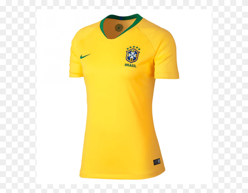 594x594 Brazil Women39s Soccer Jersey 2018, Clothing, Apparel, Shirt HD PNG Download