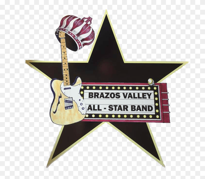 717x673 Brazos Valley All Star Band Electric Guitar, Guitar, Leisure Activities, Musical Instrument HD PNG Download