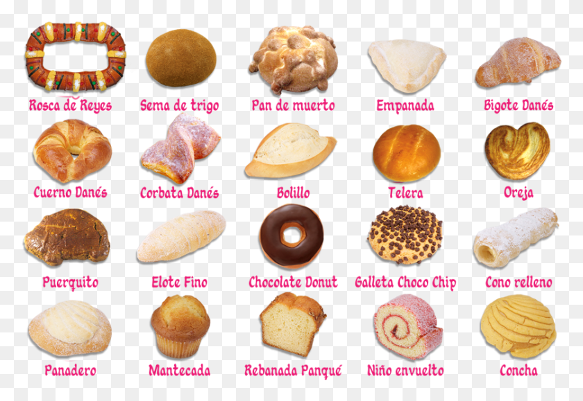 840x559 Bread Clipart Conchas El Gallo Giro Bread, Food, Sweets, Confectionery HD PNG Download