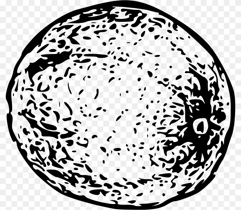 800x731 Bread Fruit Clipart Black And White, Gray Sticker PNG