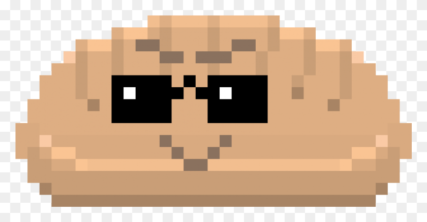 1651x801 Bread Loaf Pixel Bread, Rug, Minecraft, Game HD PNG Download