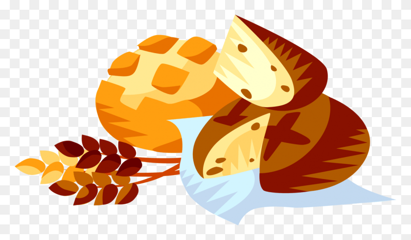 1262x700 Bread Vector Clip Art, Cake, Dessert, Food HD PNG Download