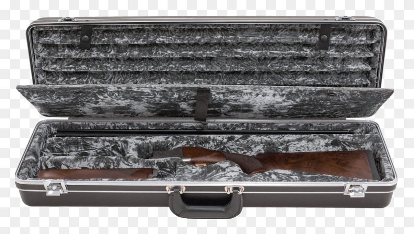 1140x606 Breakdown Skeet Case Picture Assault Rifle, Bench, Furniture, Couch HD PNG Download