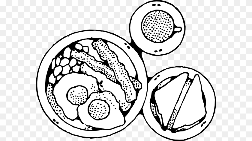 Breakfast Of Bacon And Eggs Large Size, Smoke Pipe, Drain PNG
