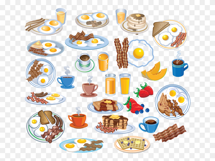 648x571 Iconos De Vector De Desayuno Gratis, Tazón, Comida, Alimentos Hd Png