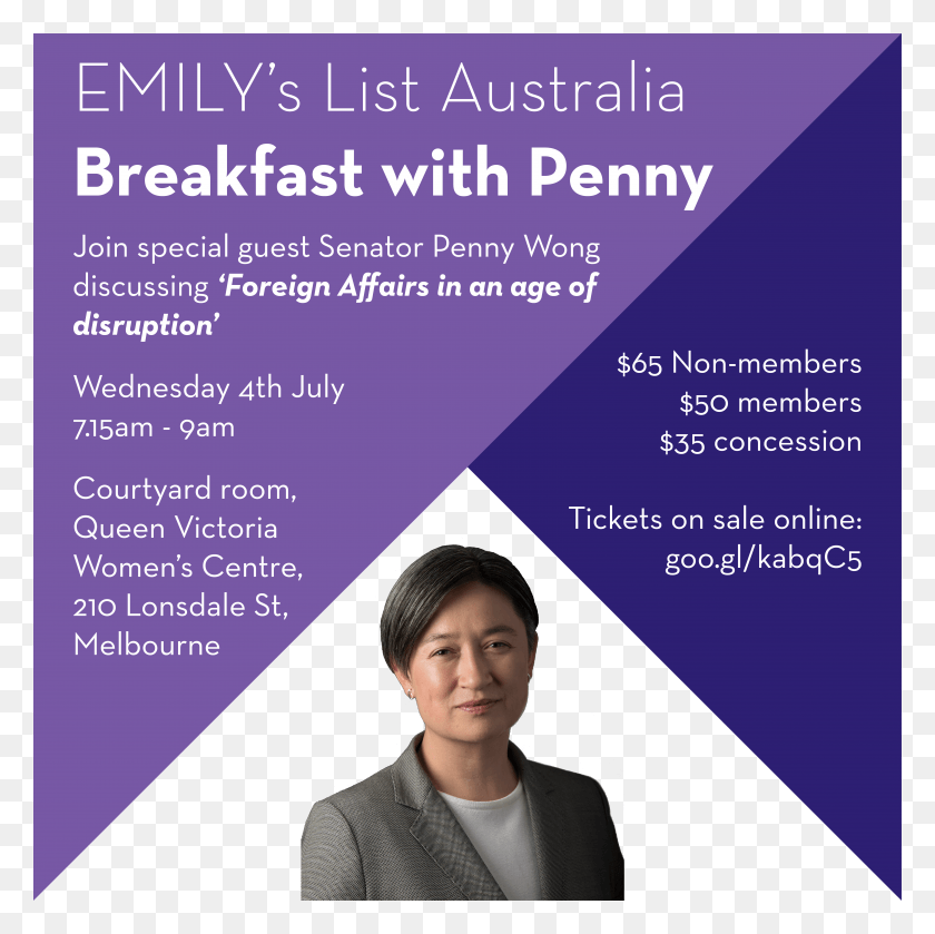 6667x6667 Breakfast With Penny Wong Brochure HD PNG Download