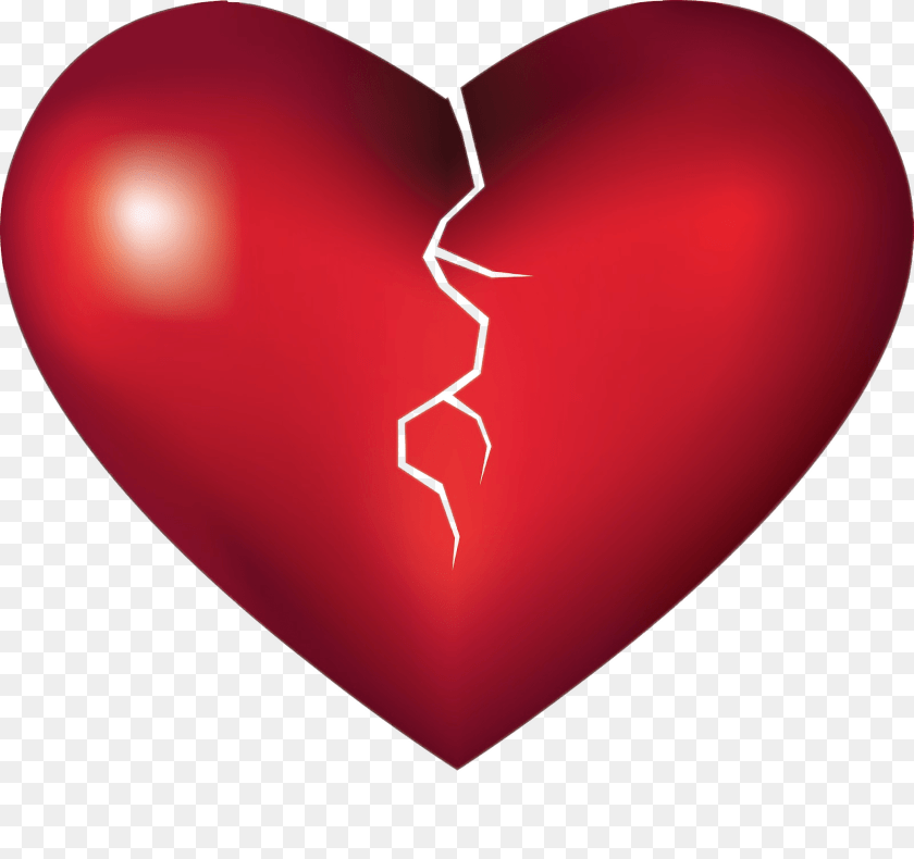 1600x1504 Breaking Heart Sticker PNG