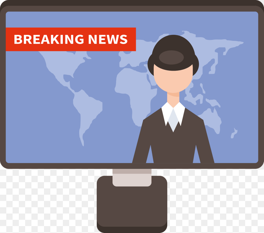 1920x1695 Breaking News Clipart, Electronics, Screen, Adult, Man PNG