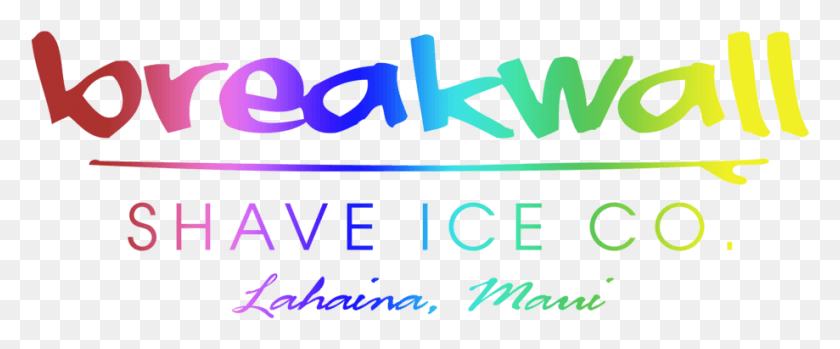 919x341 Breakwall Rainbow Logo Transparent Calligraphy, Alphabet, Text, Word HD PNG Download