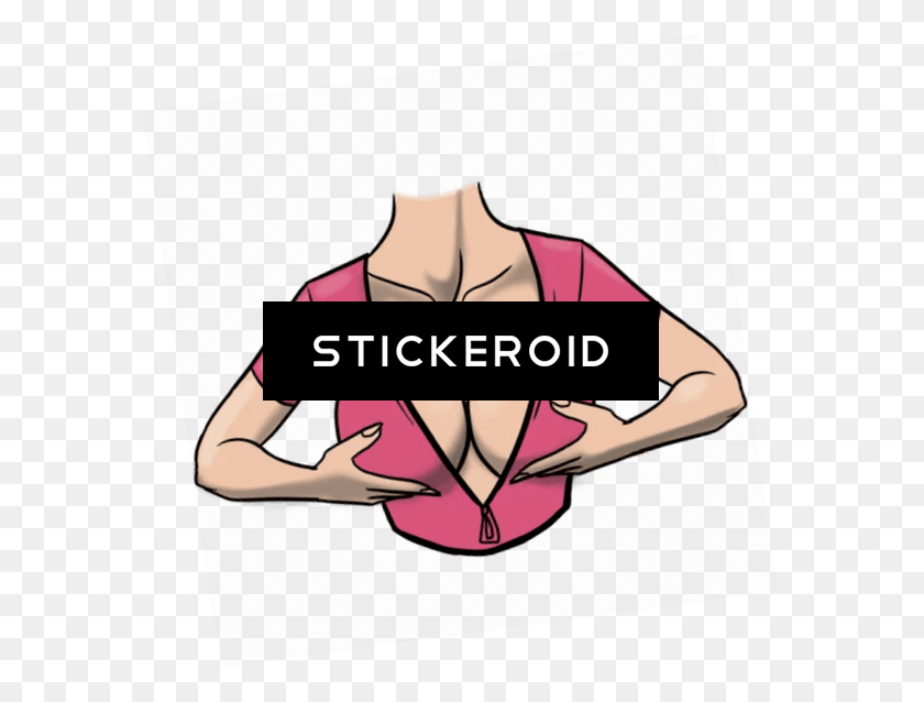 577x578 Breast Boobs Tits Byust Grud Titki, Neck, Word, Text HD PNG Download