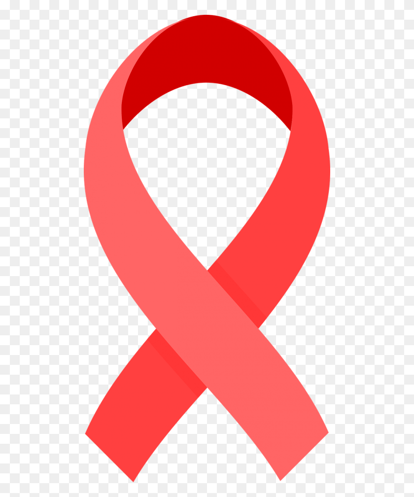 500x948 Breast Breast Cancer Ribbon Red, Accessories, Accessory, Neck HD PNG Download