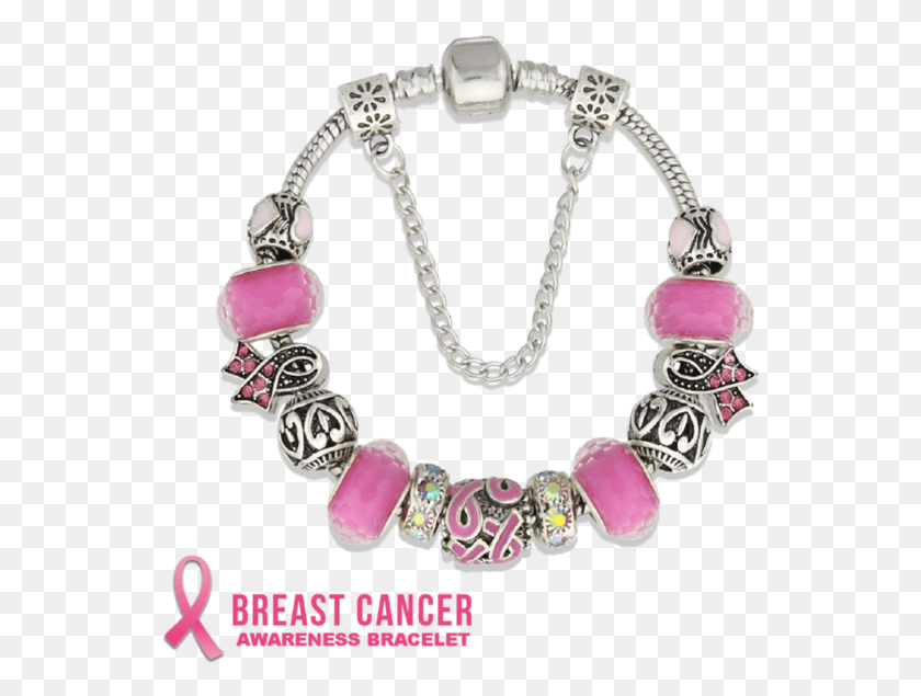 546x575 Breast Cancer Awareness Bracelets, Bracelet, Jewelry, Accessories HD PNG Download