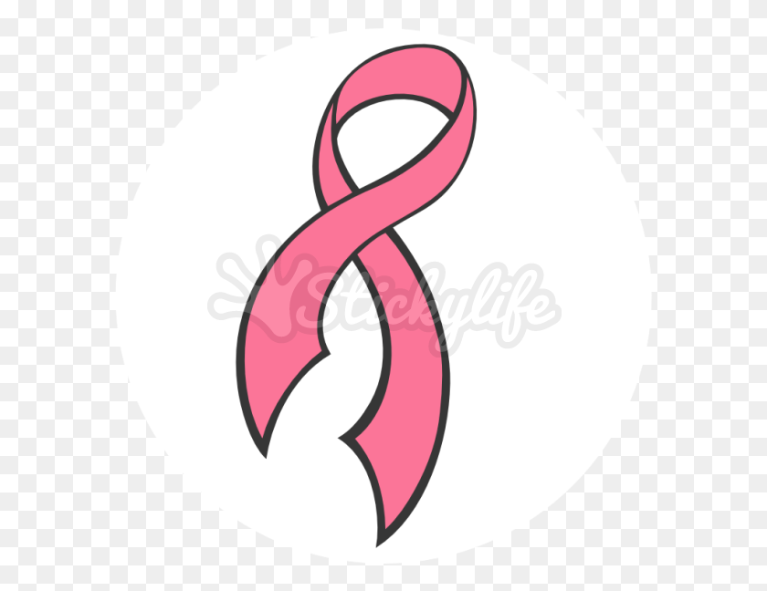 590x588 Breast Cancer Ribbon Temporary Tattoo Circle, Alphabet, Text, Symbol HD PNG Download