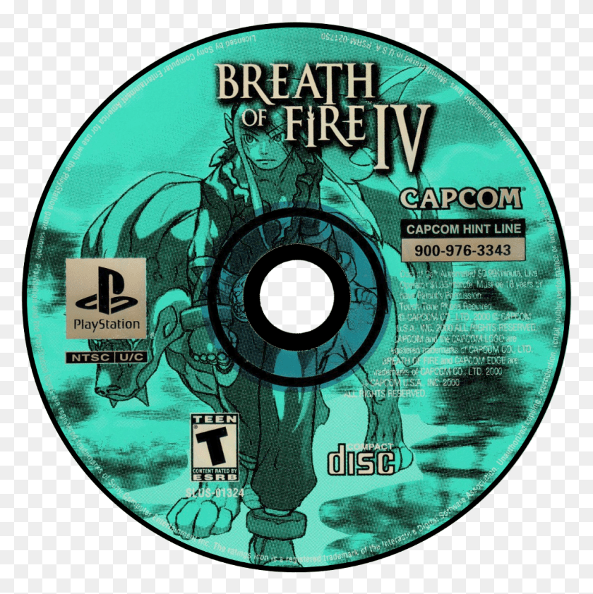 987x990 Breath Of Fire Iv Breath Of Fire, Disk, Dvd HD PNG Download