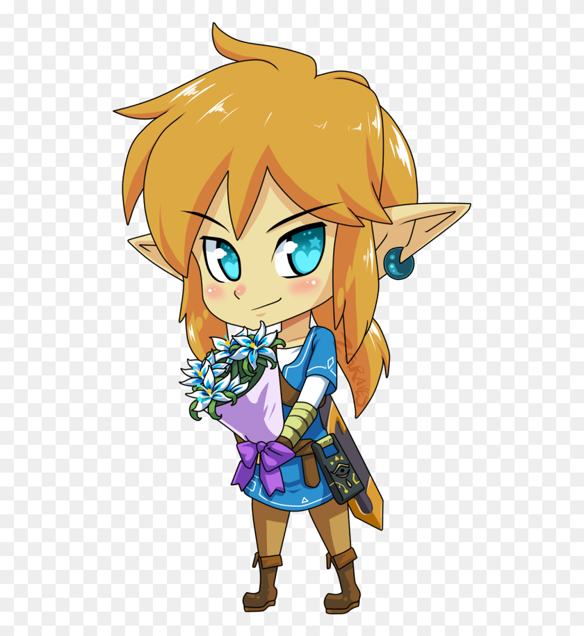 517x855 Breath Of The Wild Link Cartoon, Helmet, Clothing, Apparel HD PNG Download