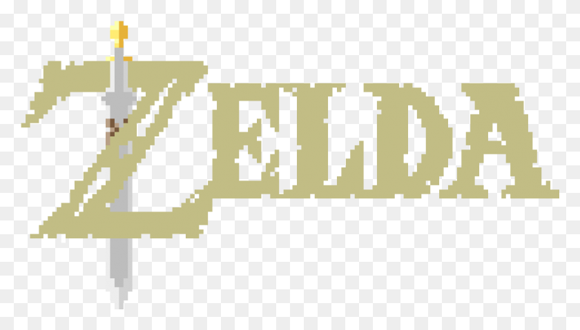 1211x651 Breath Of The Wild Title Breath Of The Wild Pixel Art, Label, Text, Word HD PNG Download