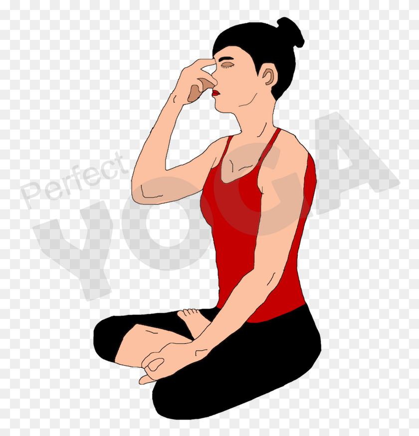 768x815 Breathe Clipart Yoga Breathing Sitting, Person, Human, Kneeling HD PNG Download