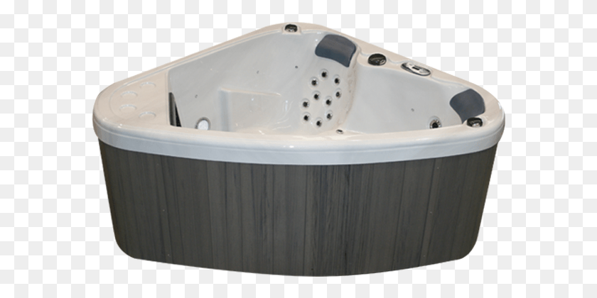 583x360 Breeze Lux Side Profile V Bathtub, Jacuzzi, Tub, Hot Tub HD PNG Download