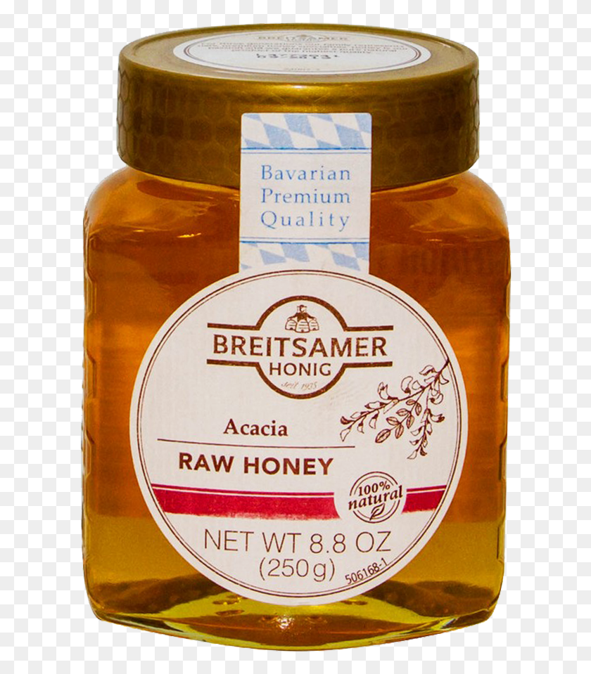 616x899 Breitsamer Raw Honey Acacia 250 Gm Dulce De Leche, Food, Beer, Alcohol HD PNG Download