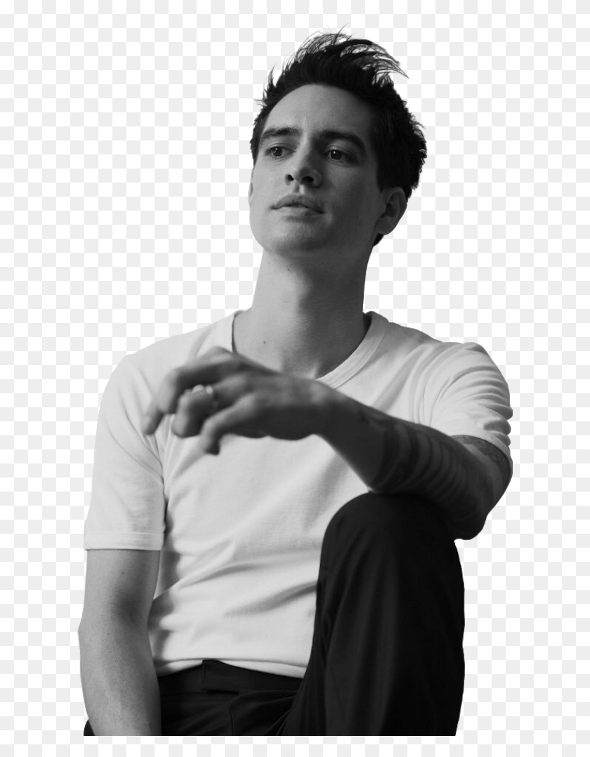 621x1018 Brendonurie Sticker Panic At The Disco Brendon Urie 2017, Person, Human, Finger HD PNG Download