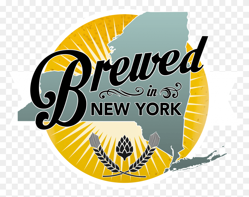 1731x1344 Brewed In New York Премьеры На Wmht On 99 Графический Дизайн, Логотип, Символ, Товарный Знак Hd Png Скачать