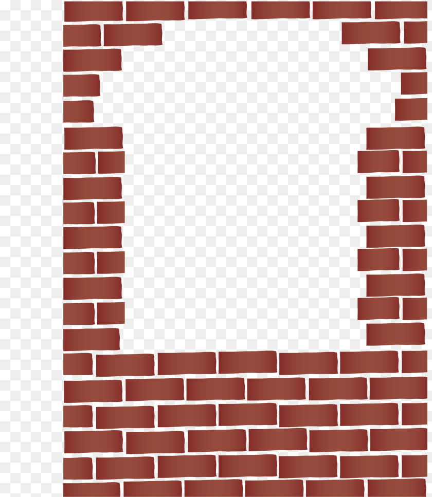 2336x2688 Brick Wall Cartoon Cartoon Brick Wall, Architecture, Building Clipart PNG