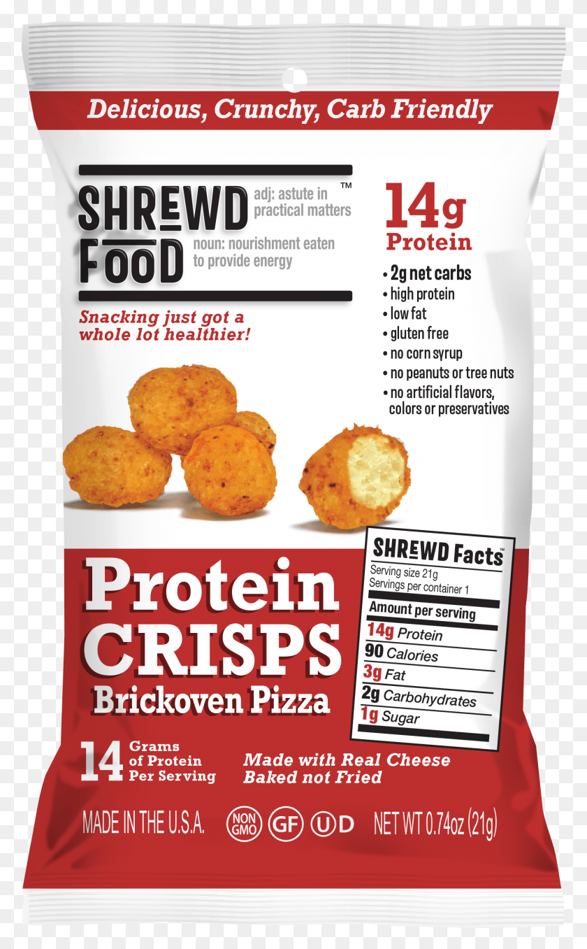 1384x2302 Brickoven Pizza Protein Crisps Выпечка, Реклама, Плакат, Текст Hd Png Скачать