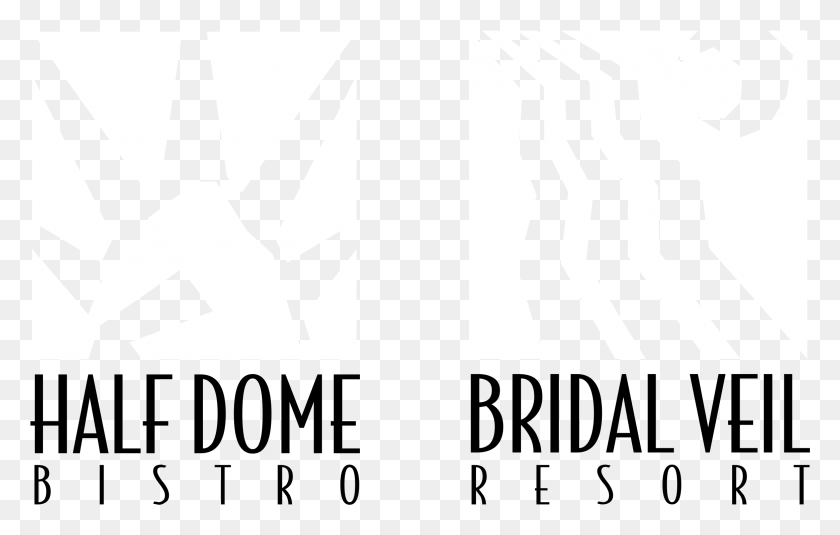 2331x1421 Bridal Veil Resort 01 Logo Black And White, Symbol, Sign, Person HD PNG Download
