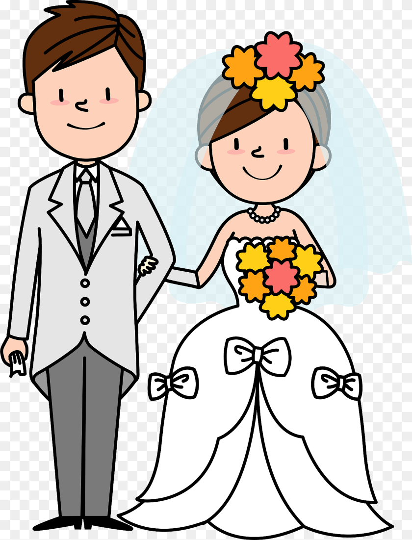 Bride And Groom Are, Formal Wear, Baby, Person, Clothing PNG