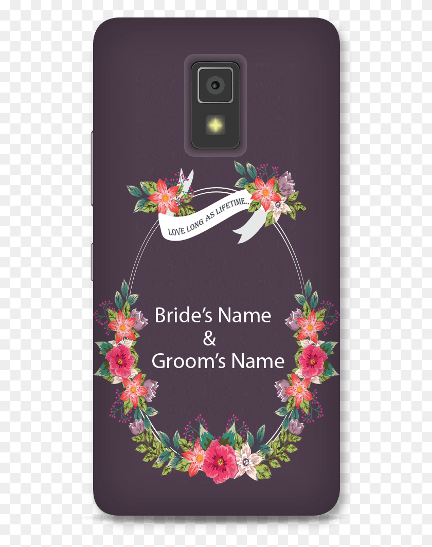 530x1004 Bride And Groom Name Wedding, Graphics, Floral Design HD PNG Download