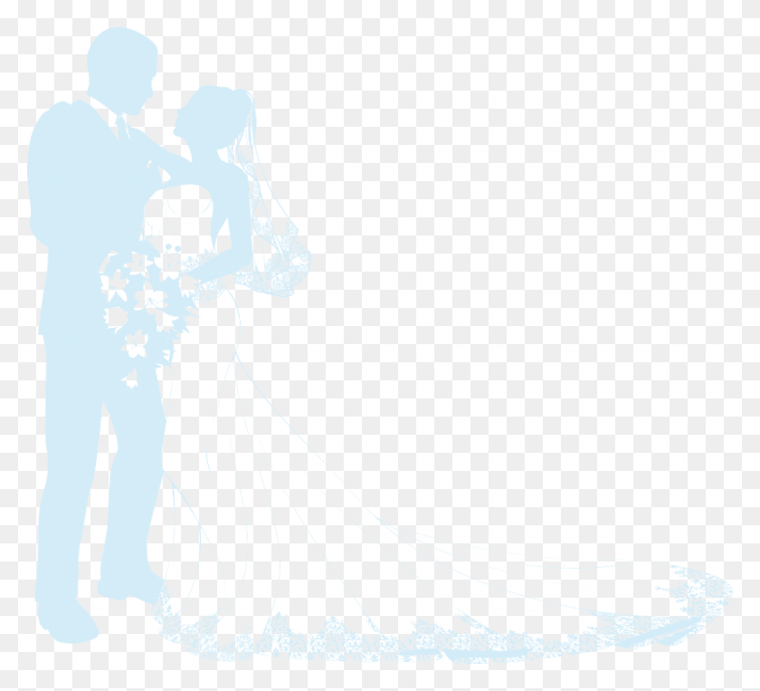 800x722 Bride And Groom Silhouettes Bride, Clothing, Apparel, Person HD PNG Download
