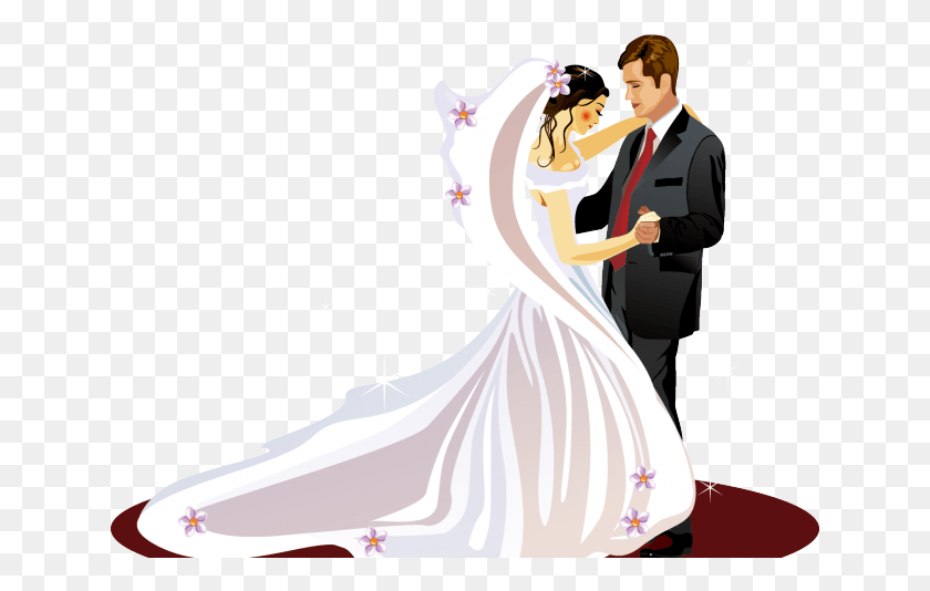 641x474 Bride Clipart Ballroom Dress Wedding Couple Clipart, Clothing, Person, Performer HD PNG Download