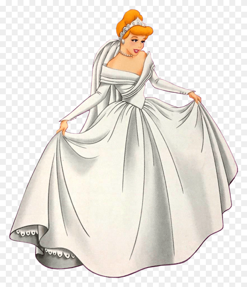 1081x1269 Bride Clipart Cinderella Gown, Clothing, Female, Person HD PNG Download