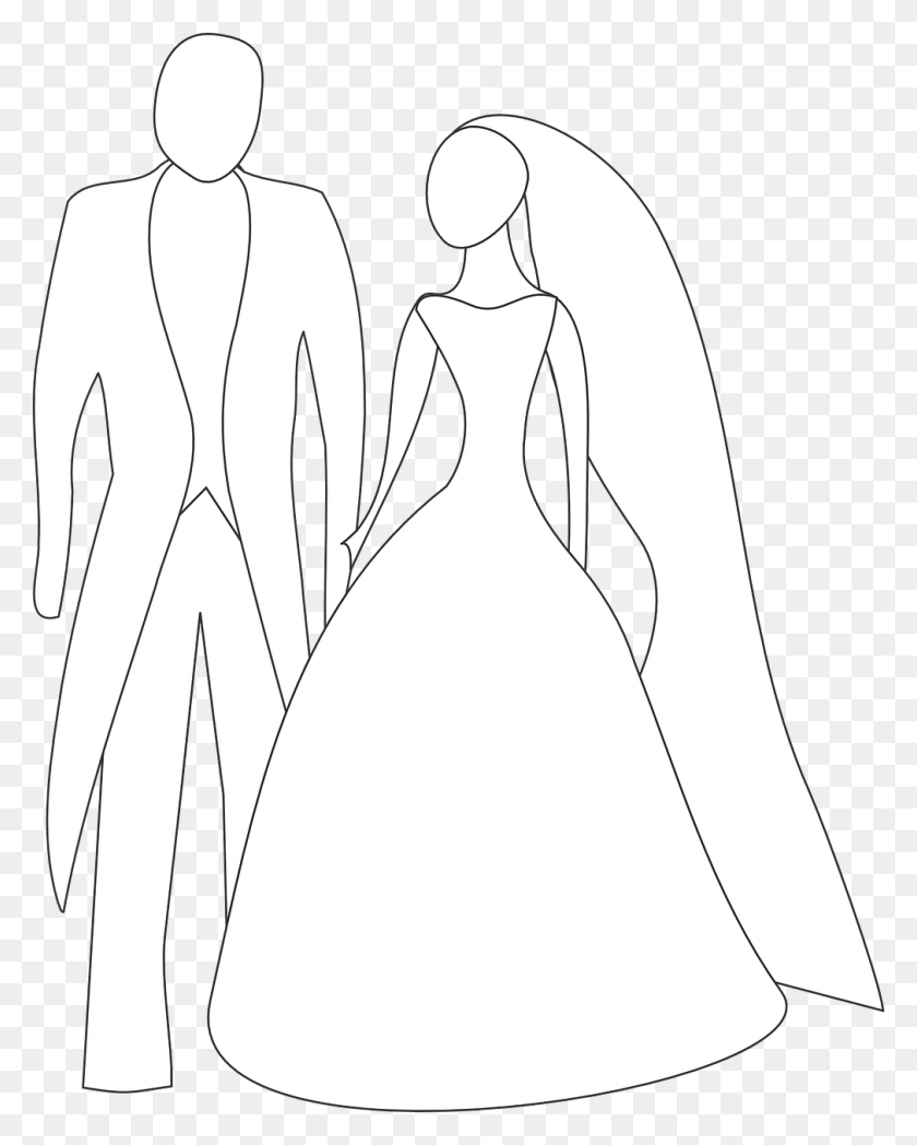 1010x1280 Bride Groom Couple Bride And Groom Clipart, Clothing, Apparel, Fashion HD PNG Download