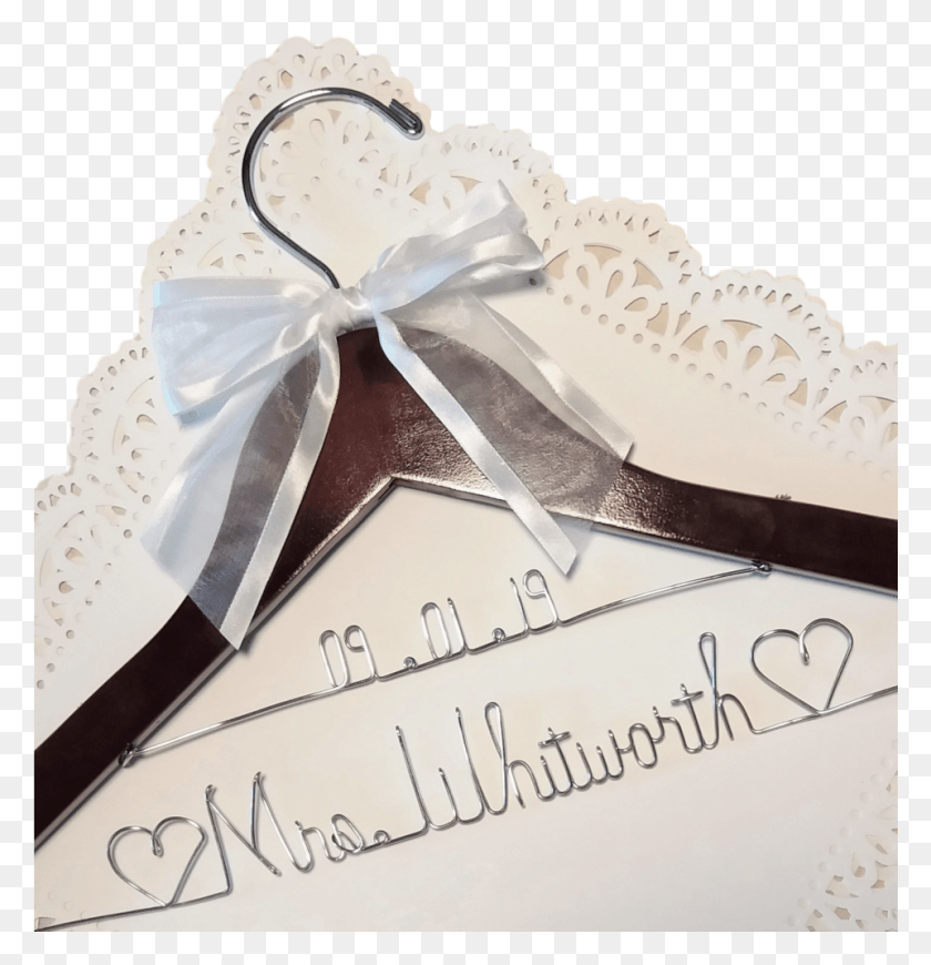960x997 Bride Wedding Dress Hanger Personalized With Wedding Gift Wrapping, Clothing, Apparel, Icing HD PNG Download