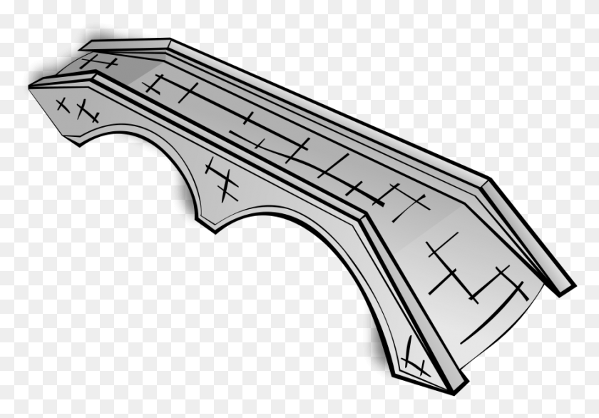 880x594 Символ Моста На Карте, Пистолет, Оружие, Вооружение Hd Png Скачать