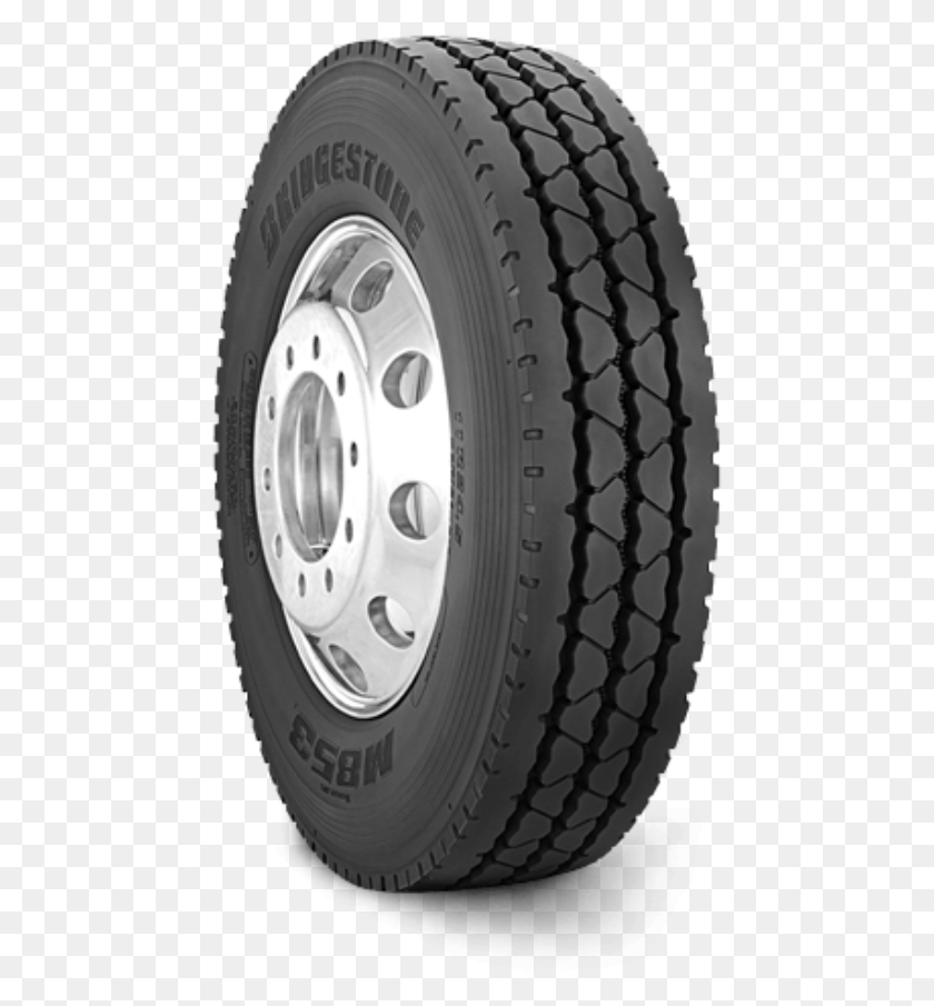459x845 Bridgestone Commercial M853 Tire Bridgestone R197 Ecopia, Wheel, Machine, Car Wheel HD PNG Download